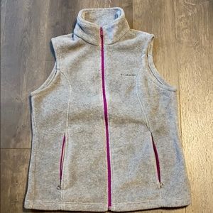 Columbia Fleece Women’s Vest -size Medium